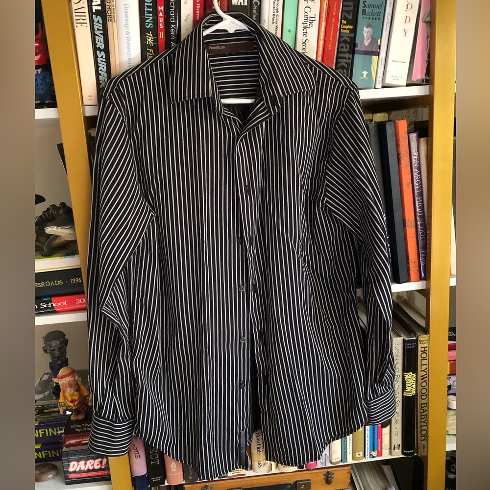 Perry Ellis Striped Long Sleeve